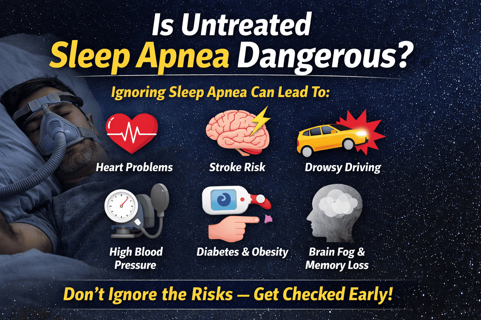 Is sleep apnea dangerous if untreated?