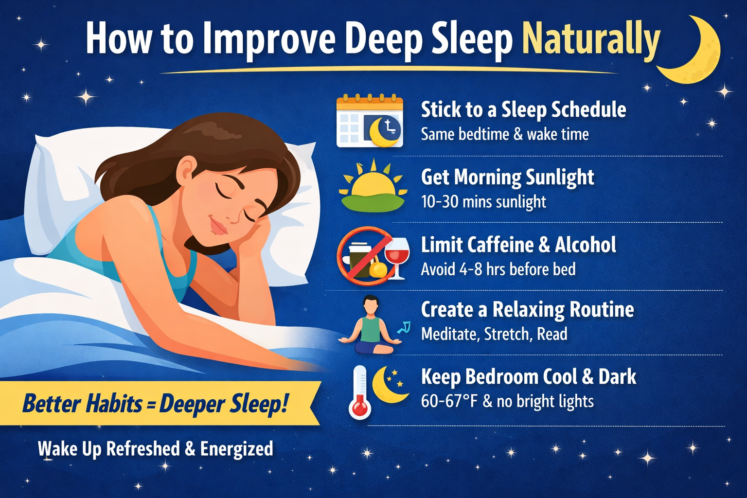 How to improve deep sleep naturally?