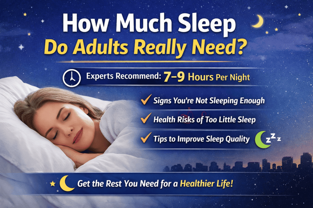 How much sleep do adults really need?