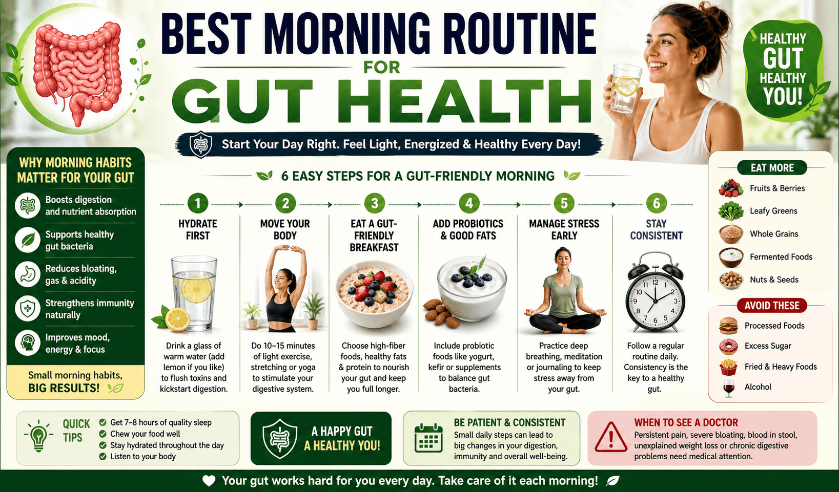 Best morning routine for gut health?
