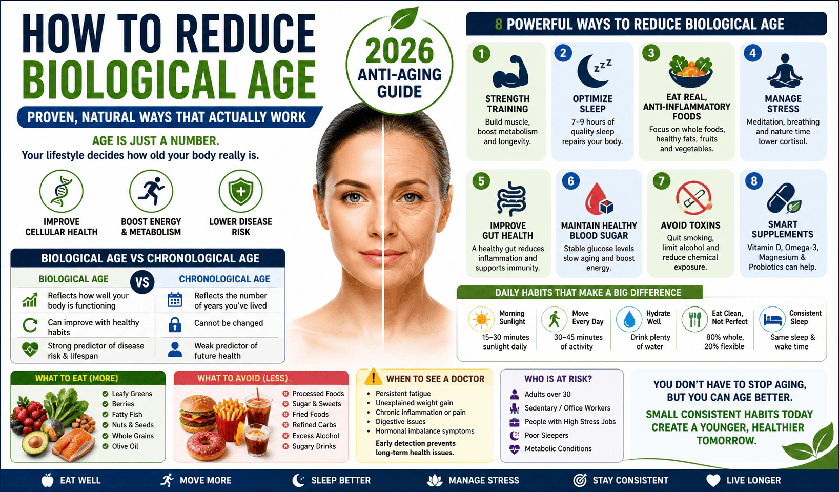 How to reduce biological age?