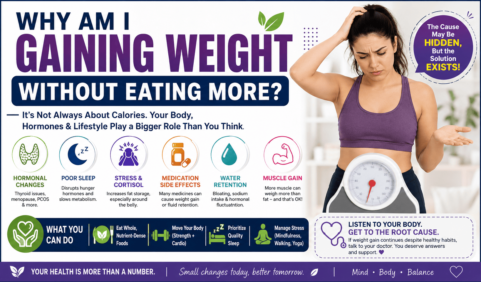 Why am I gaining weight without eating more?