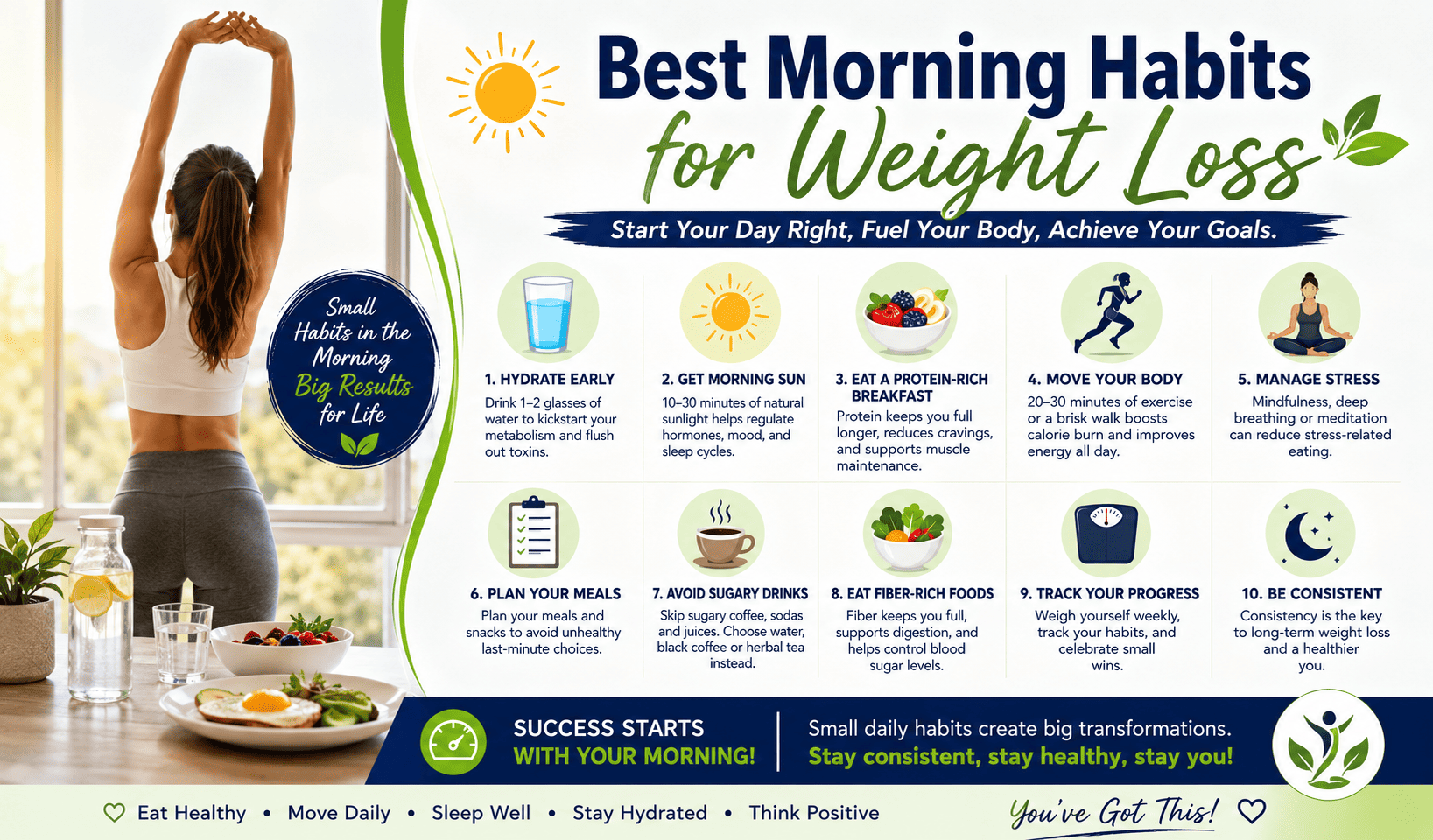 Best morning habits for weight loss?