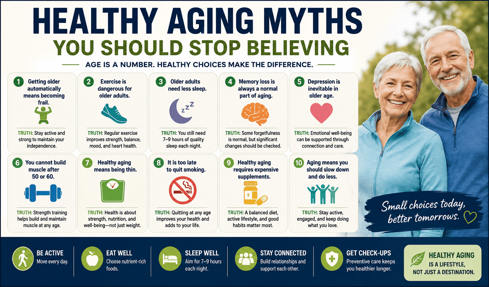 Healthy Aging Myths You Should Stop Believing