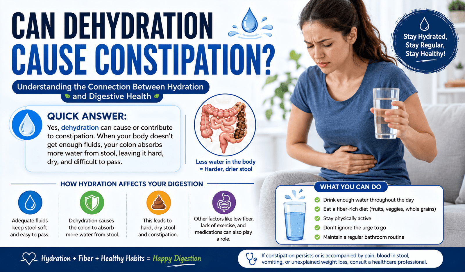 Can Dehydration Cause Constipation?