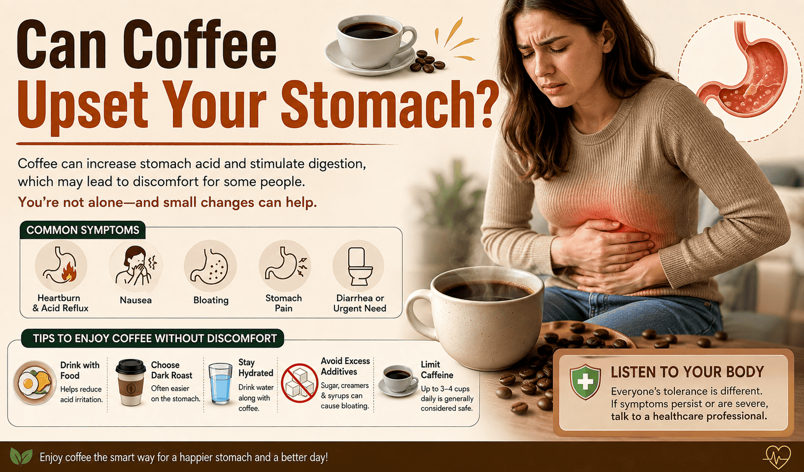 Can Coffee Upset Your Stomach?